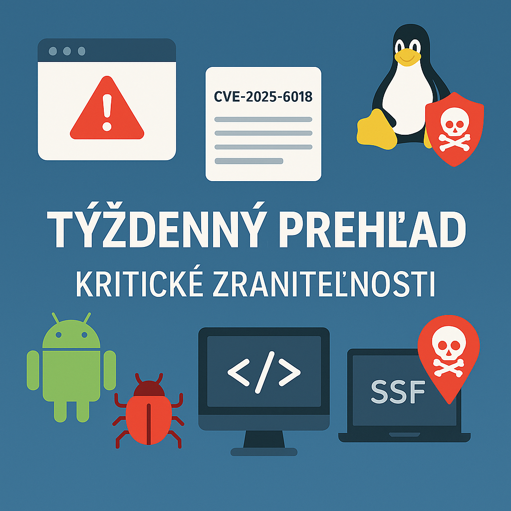 Najnovšie zraniteľnosti v Linuxe, WordPresse, Android aplikáciách a ďalších systémoch v prehľade bezpečnostných incidentov z uplynulého týždňa.